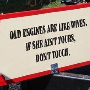 old engines sign