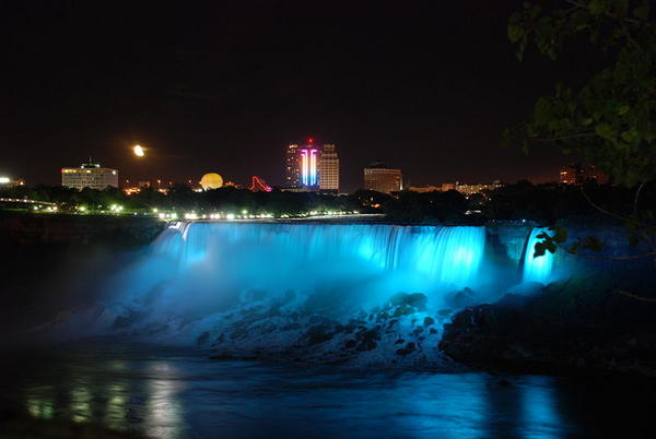 800px Niagara Falls   American Falls At Night