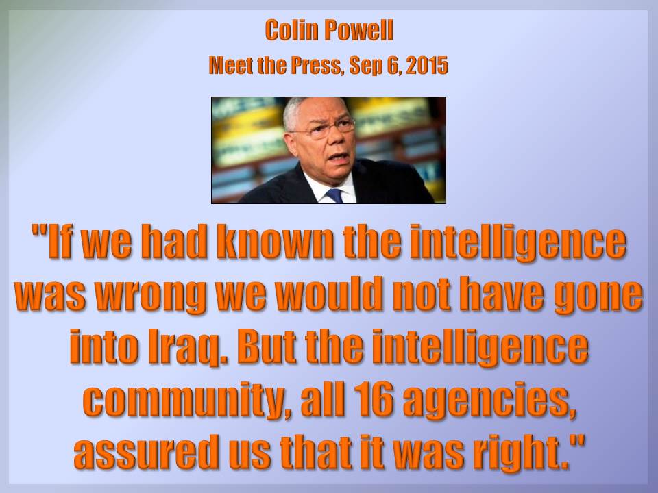 Colin Powell - Meet The Press - Sep 6, 2015