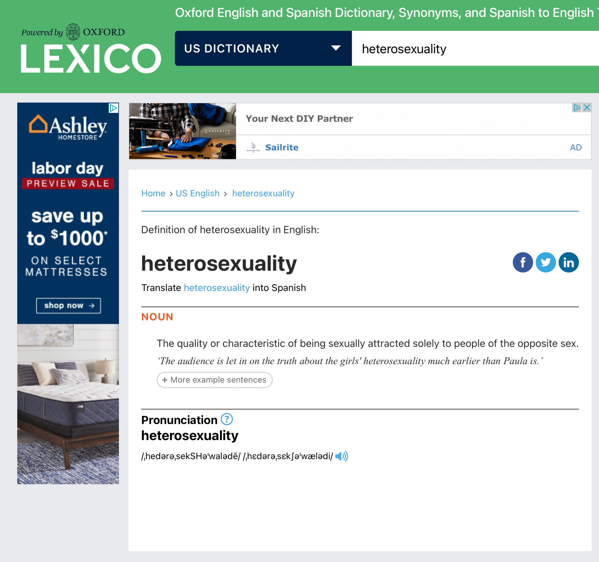 Heterosexuality - Definition 1