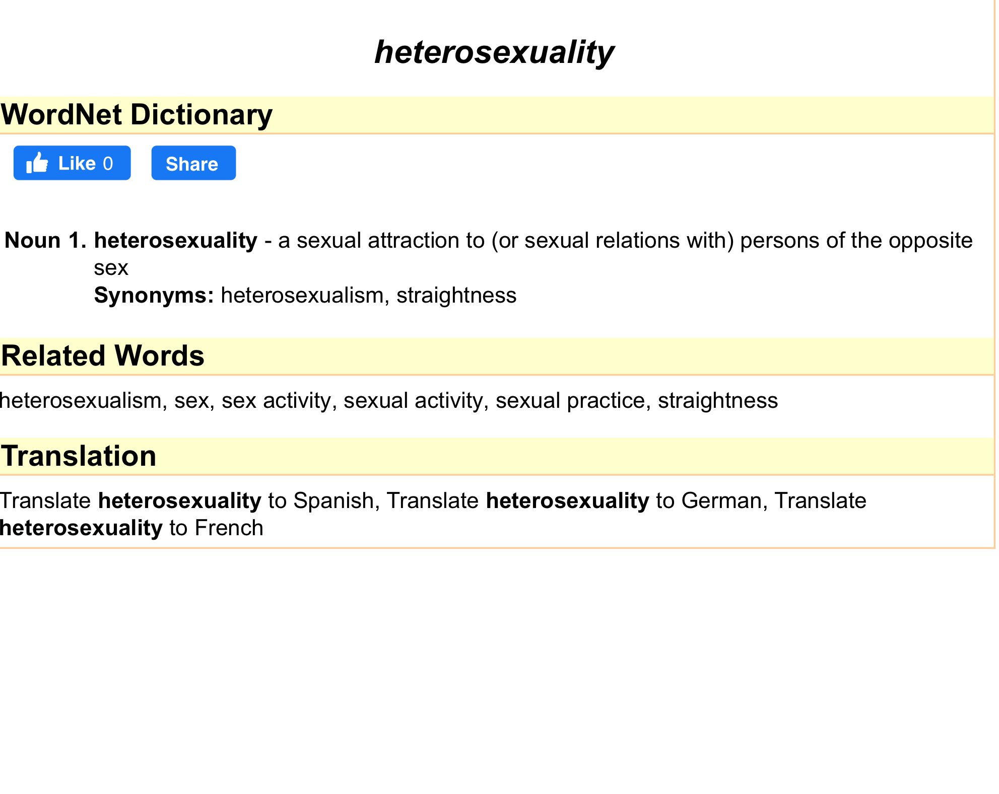 Heterosexuality - Definition 2