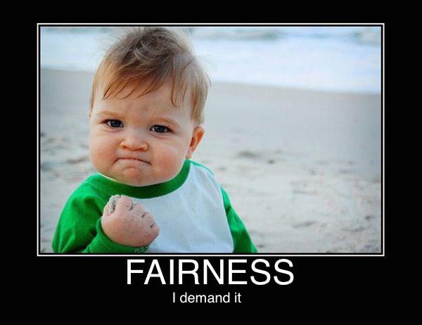 i demand fairness