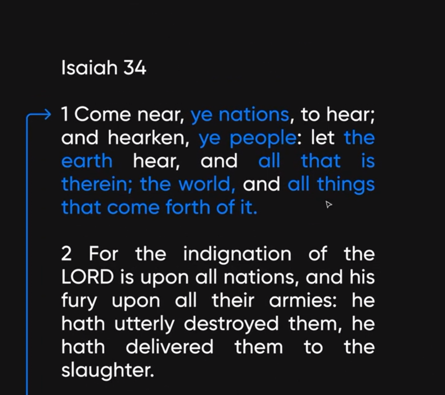 Isaiah 34 context