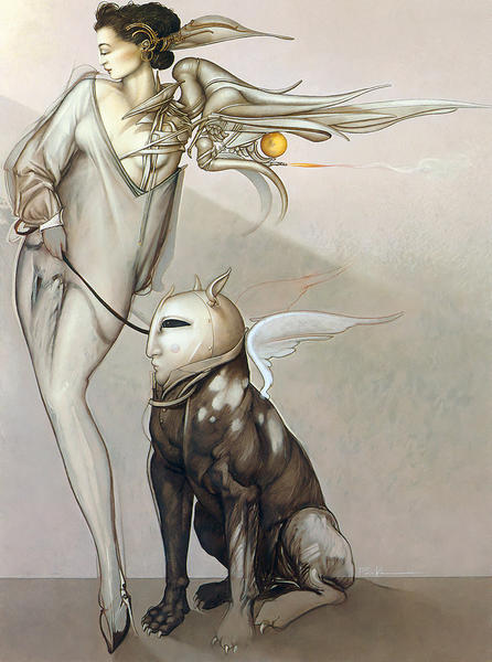 Michael Parkes - Angel and Her Pet III