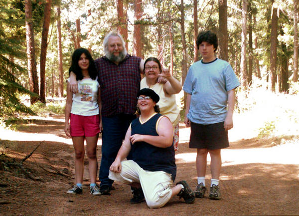 Our crazy family on vacation on the Barlow Road