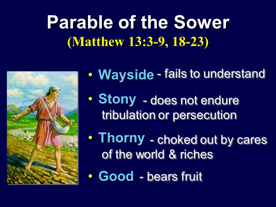 Parable Of Sower