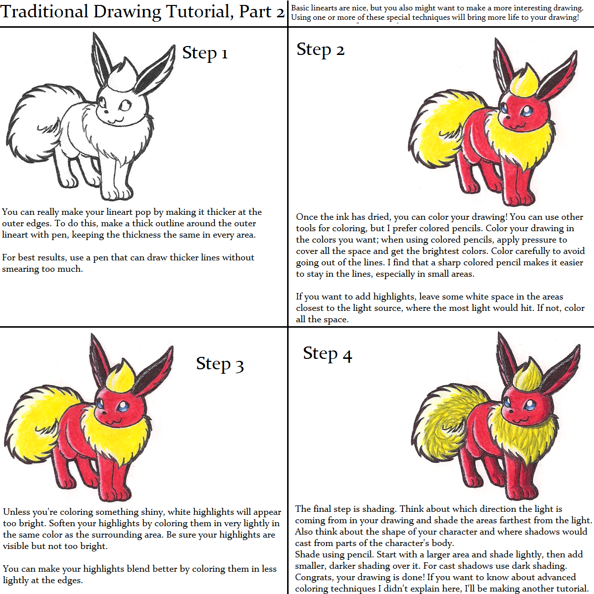 Traditional Drawing Tutorial, Part 2