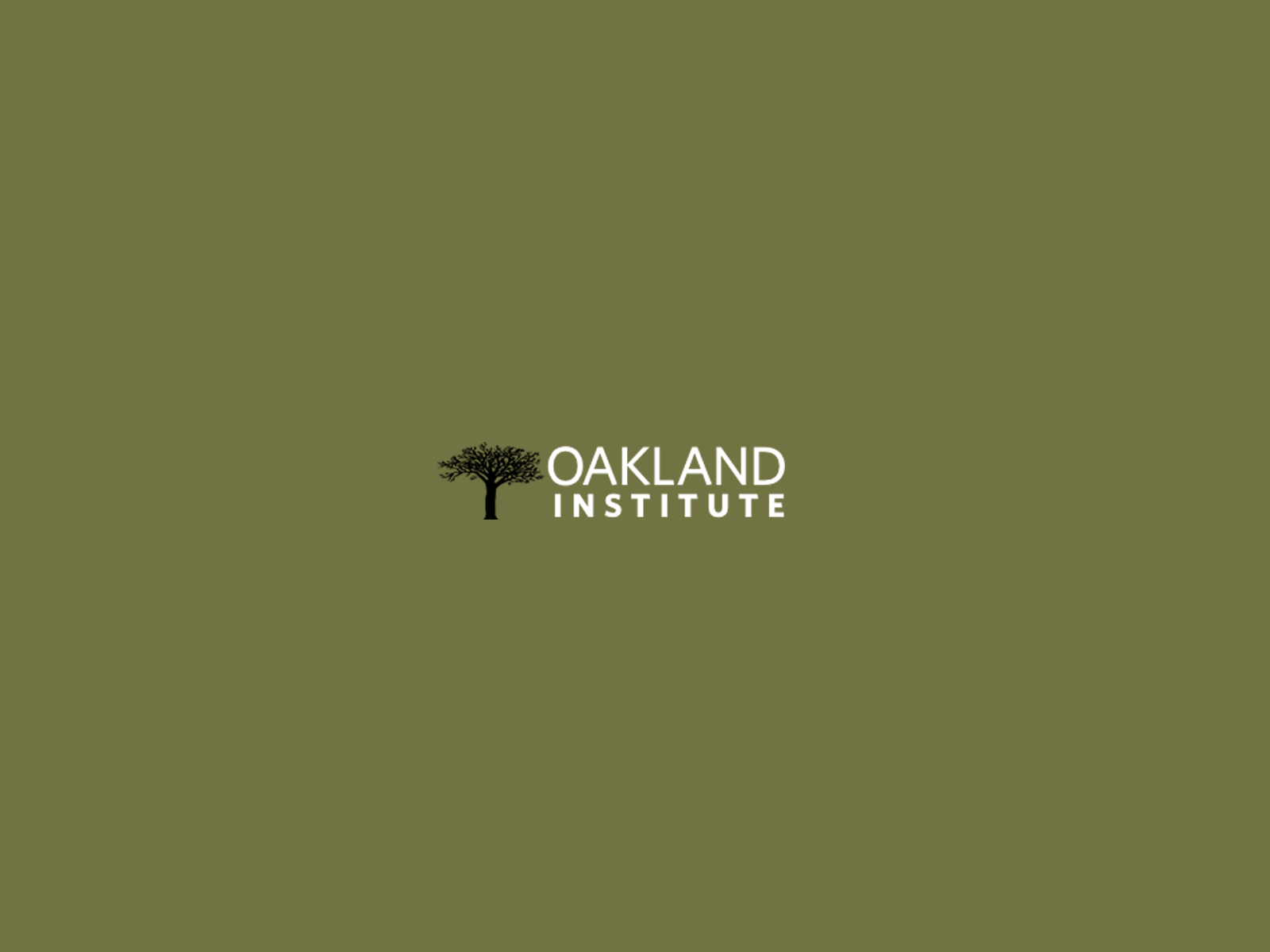 www.oaklandinstitute.org