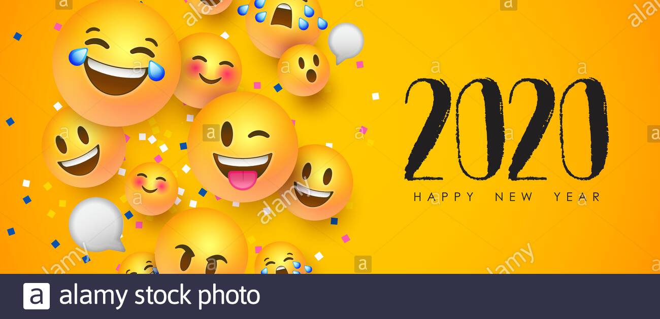 happy-new-year-2020-greeting-card-of-funny-3d-smiley-face-social-icons-fun-chat-reaction-emoticon-banner-for-holiday-party-celebration-2ABJ8DA.jpg