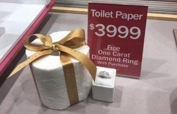 packaged-goods-toilet-paper-3999-free-one-carat-diamond-ring-with-purchase-larry