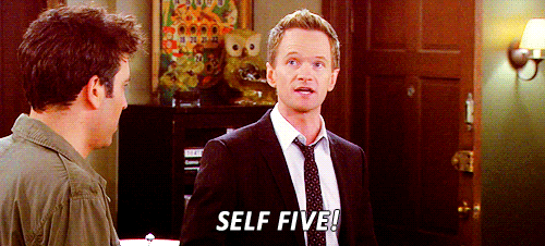 Barney-How-I-Met-Your-Mother-Self-Five.gif