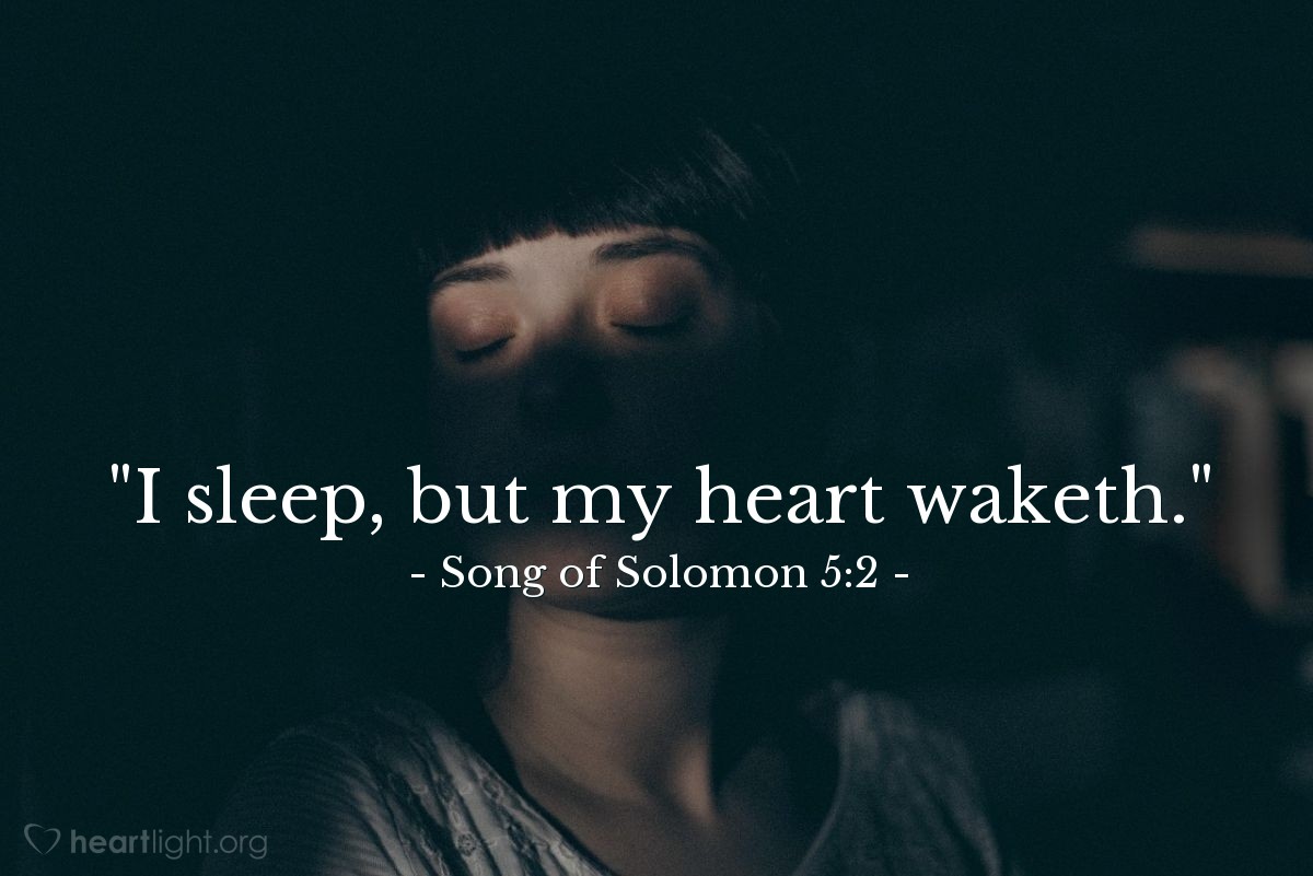 Illustration of Song of Solomon 5:2