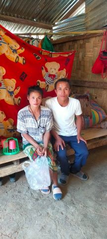 Lerm and Dow are rebuilding their life after being evicted from their village.