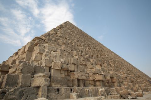 The Great Pyramid of Giza, near Cairo